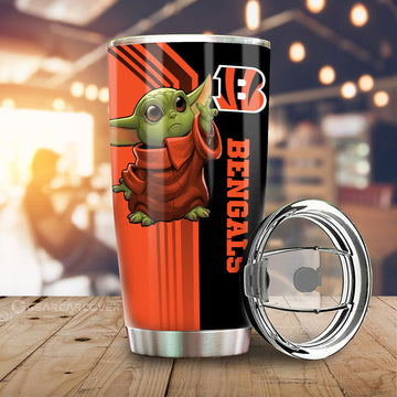 Cincinnati Bengals Tumbler Cup Custom Car Accessories - Gearcarcover - 1