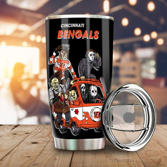 Cincinnati Bengals Tumbler Cup Custom Car Accessories - Gearcarcover - 1