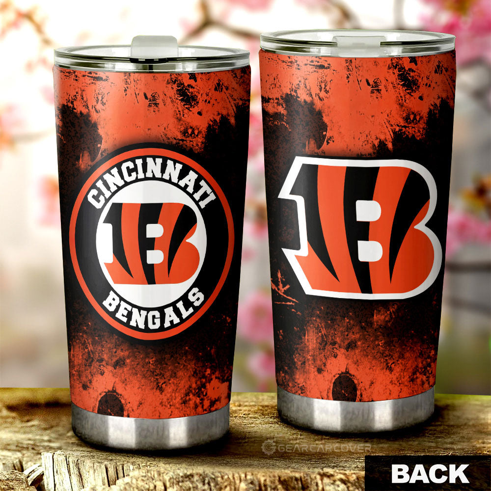 Cincinnati Bengals Tumbler Cup Custom Car Accessories - Gearcarcover - 1