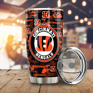 Cincinnati Bengals Tumbler Cup Custom Car Accessories - Gearcarcover - 1