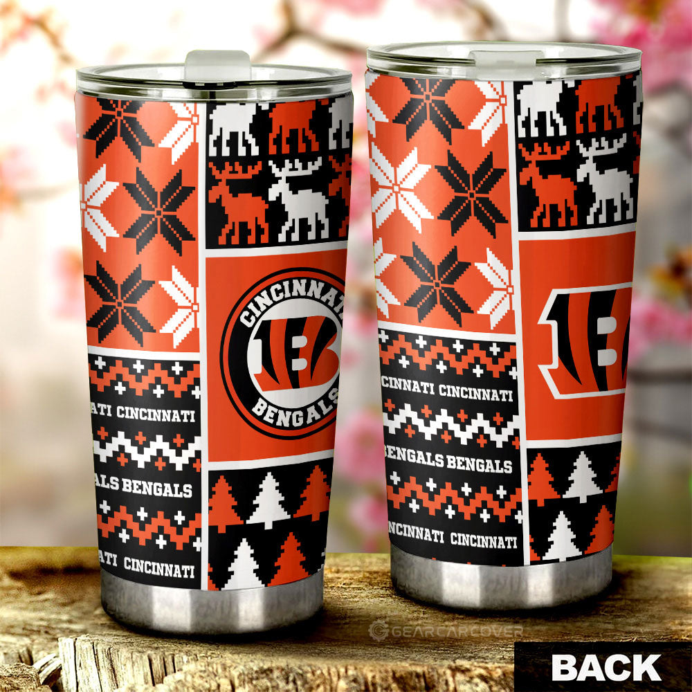 Cincinnati Bengals Tumbler Cup Custom Ugly Style Car Accessories - Gearcarcover - 2