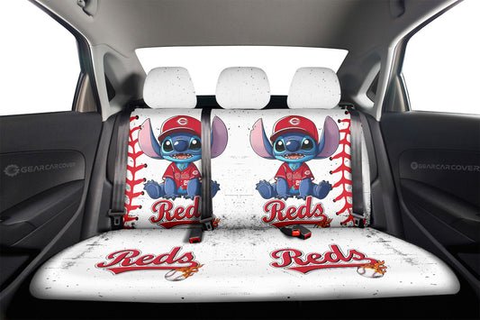 Cincinnati Reds Car Back Seat Covers Stitch Theme Collection - Gearcarcover - 2