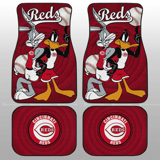 Cincinnati Reds Car Floor Mats Custom Car Accessories - Gearcarcover - 1