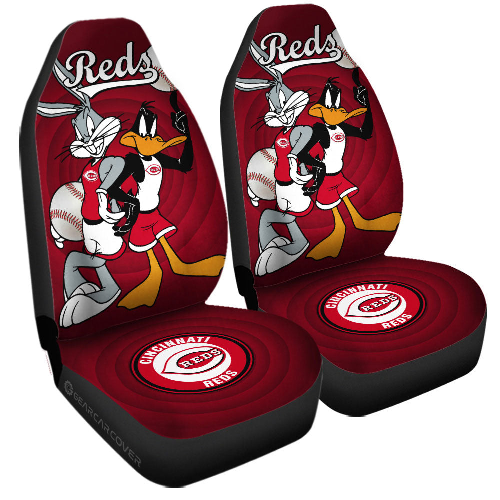 Cincinnati Reds Car Seat Covers Custom Car Accessories - Gearcarcover - 3