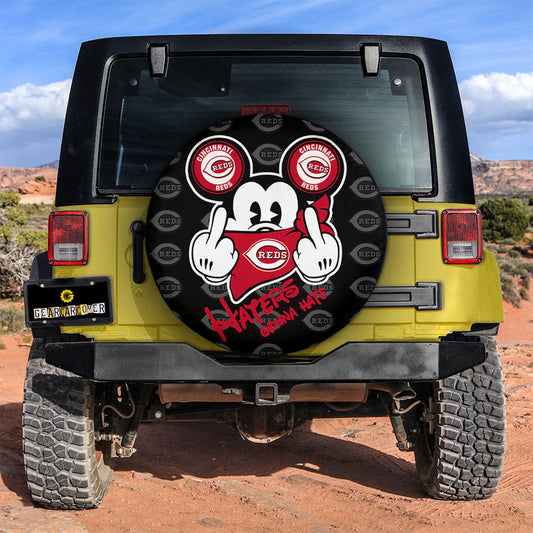 Cincinnati Reds Spare Tire Covers Custom Car Accessories - Gearcarcover - 2