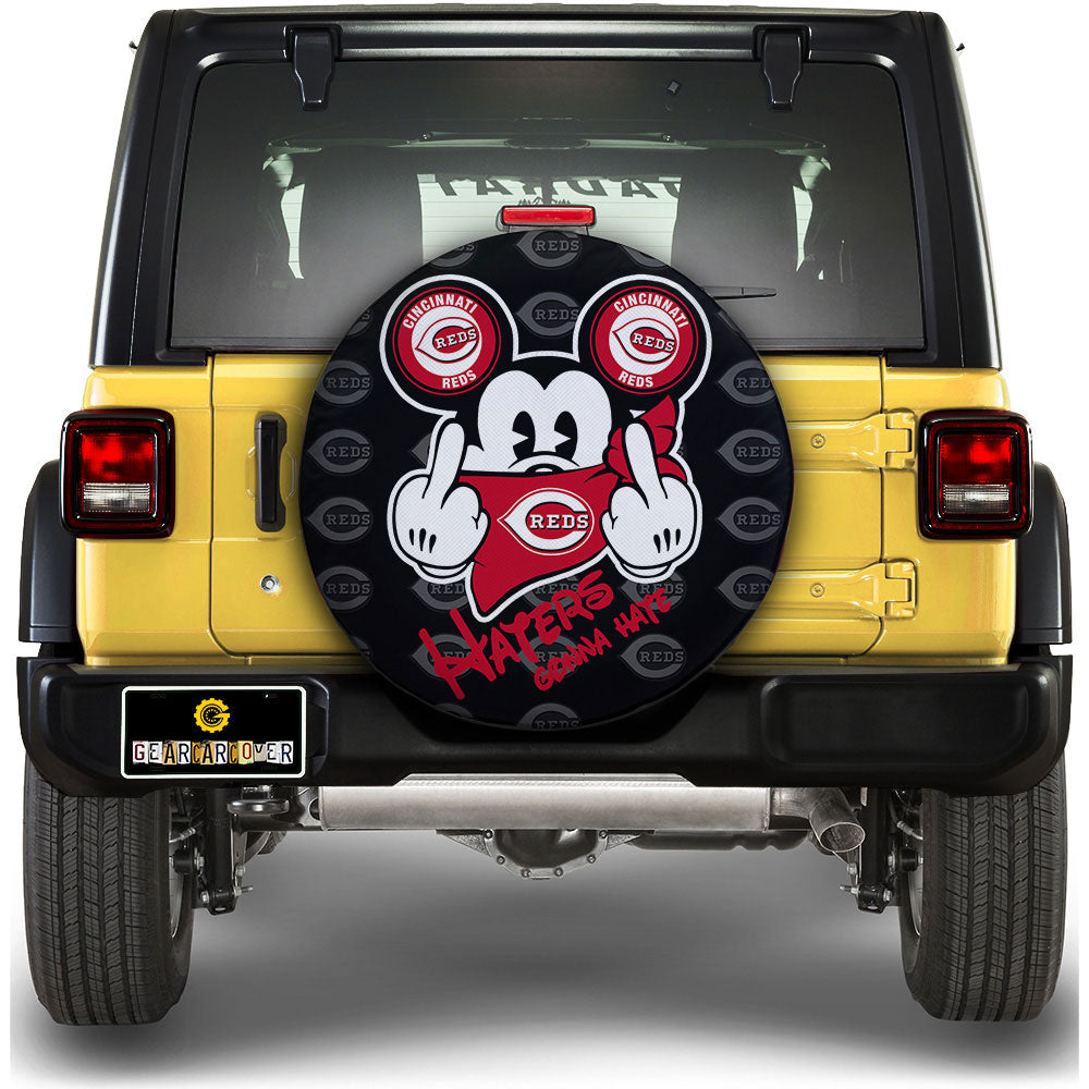 Cincinnati Reds Spare Tire Covers Custom Car Accessories - Gearcarcover - 1