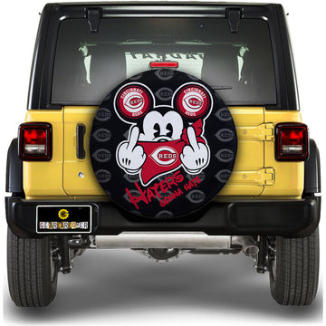 Cincinnati Reds Spare Tire Covers Custom Car Accessories - Gearcarcover - 1
