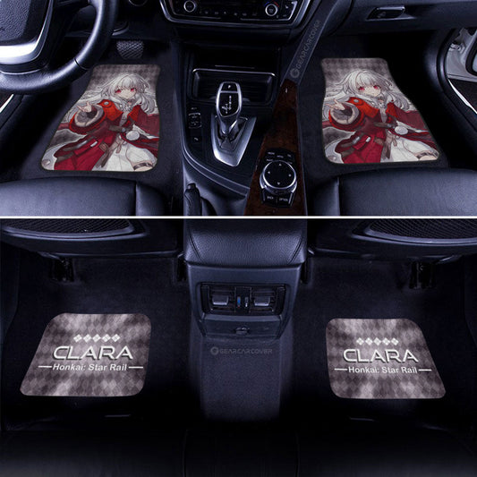 Clara Car Floor Mats Custom Honkai Star Rail Car Accessories - Gearcarcover - 2