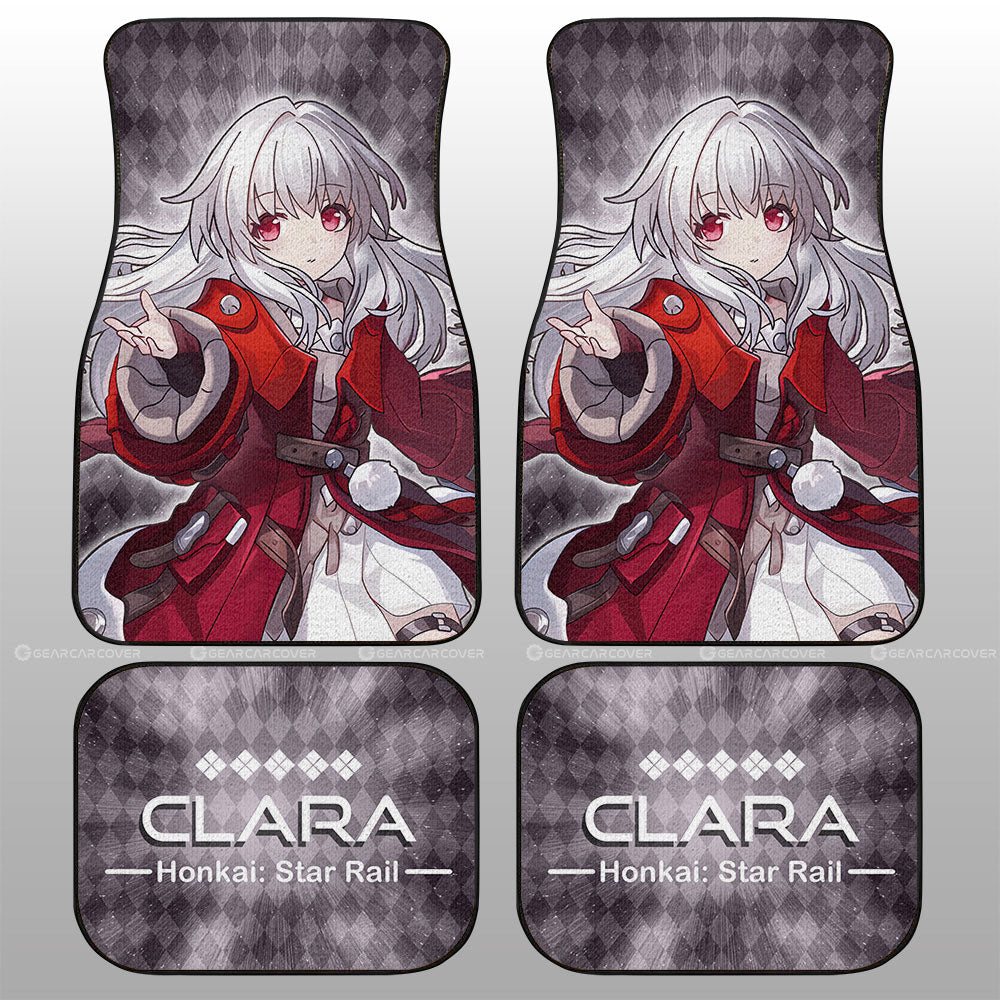 Clara Car Floor Mats Custom Honkai Star Rail Car Accessories - Gearcarcover - 1