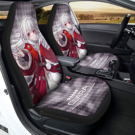 Clara Car Seat Covers Custom Honkai Star Rail Car Accessories - Gearcarcover - 2