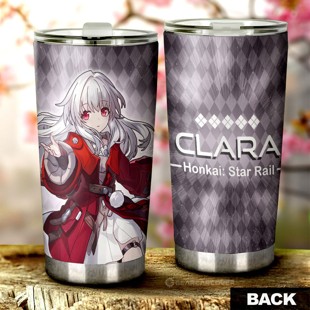 Clara Tumbler Cup Custom Honkai Star Rail Car Accessories - Gearcarcover - 1