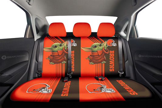 Cleveland Browns Car Back Seat Covers Custom Car Accessories - Gearcarcover - 2