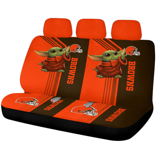 Cleveland Browns Car Back Seat Covers Custom Car Accessories - Gearcarcover - 1