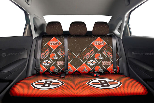 Cleveland Browns Car Back Seat Covers Sporty Team Collection - Gearcarcover - 2