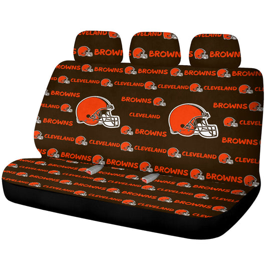 Cleveland Browns Car Back Seat Covers Sporty Team Collection - Gearcarcover - 1