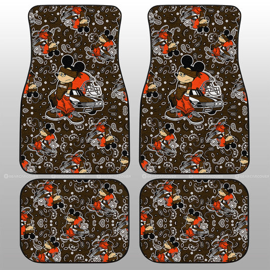 Cleveland Browns Car Floor Mats Cartoon Theme Collection - Gearcarcover - 1