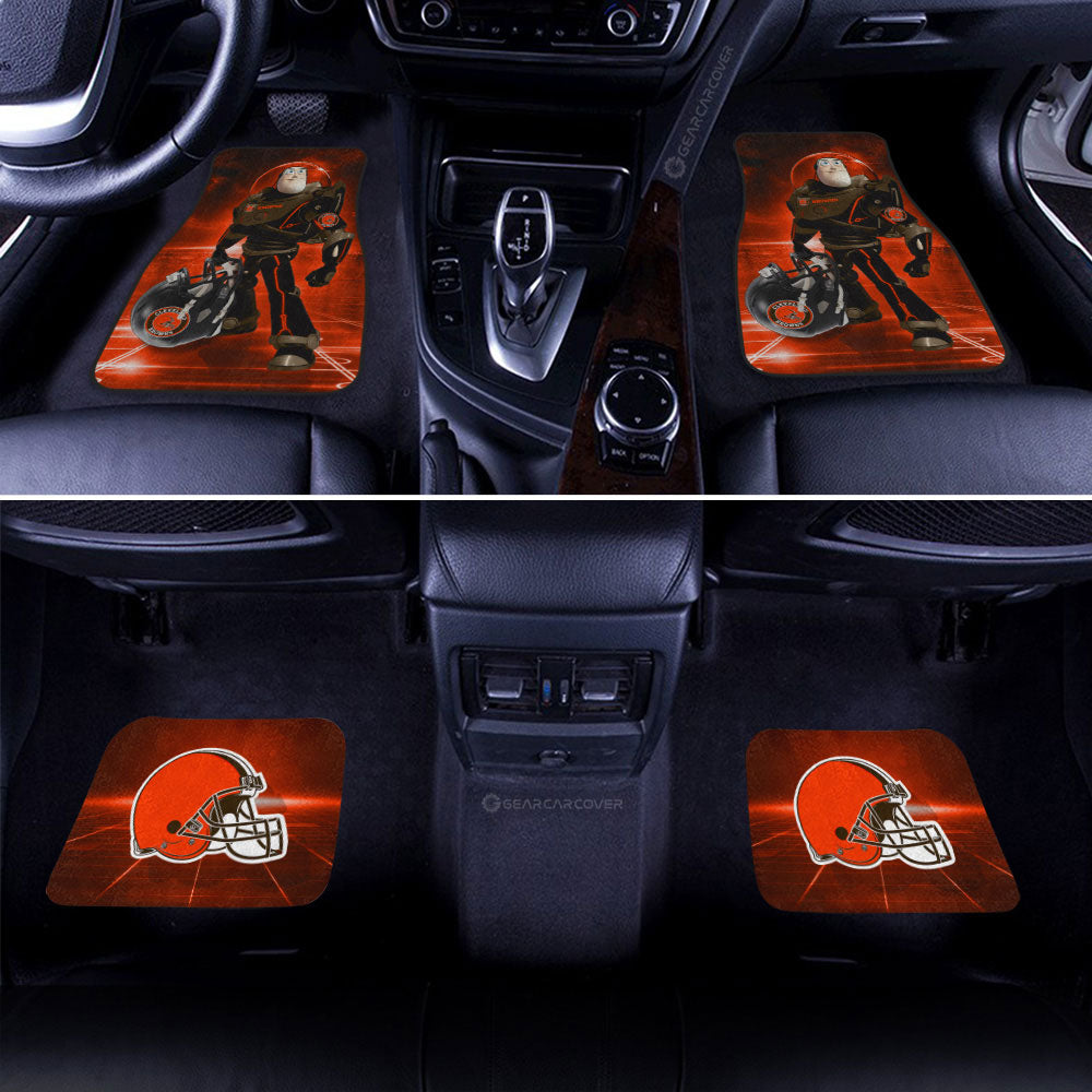 Cleveland Browns Car Floor Mats Custom Car Accessories For Fan - Gearcarcover - 2