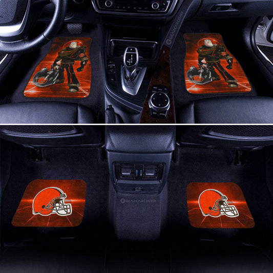 Cleveland Browns Car Floor Mats Custom Car Accessories For Fan - Gearcarcover - 2