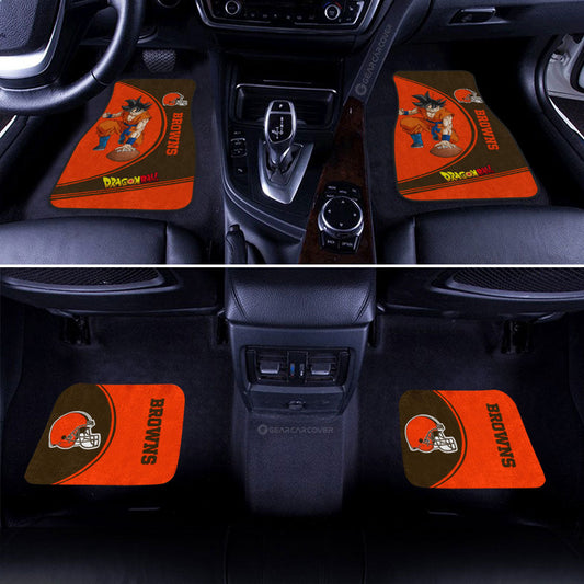 Cleveland Browns Car Floor Mats Custom Car Accessories For Fans - Gearcarcover - 2