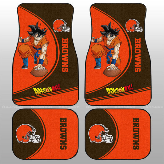 Cleveland Browns Car Floor Mats Custom Car Accessories For Fans - Gearcarcover - 1