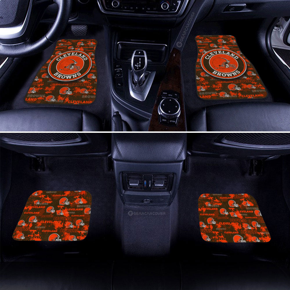 Cleveland Browns Car Floor Mats Custom Car Accessories - Gearcarcover - 2