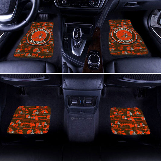 Cleveland Browns Car Floor Mats Custom Car Accessories - Gearcarcover - 2