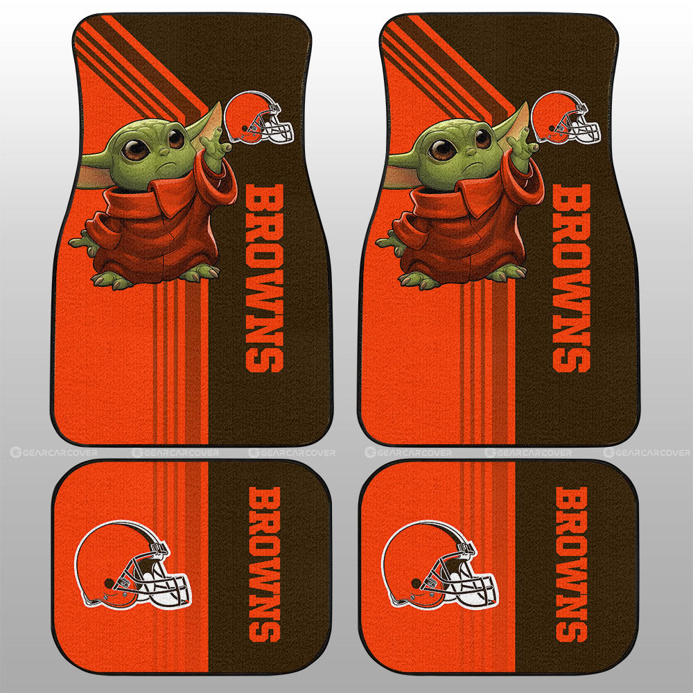 Cleveland Browns Car Floor Mats Custom Car Accessories - Gearcarcover - 1