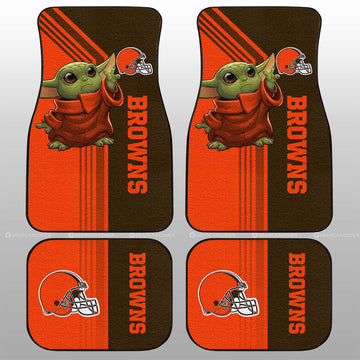 Cleveland Browns Car Floor Mats Custom Car Accessories - Gearcarcover - 1