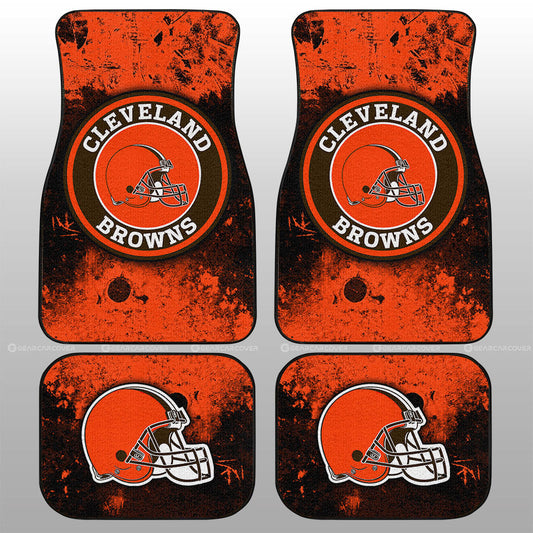 Cleveland Browns Car Floor Mats Custom Car Accessories - Gearcarcover - 1
