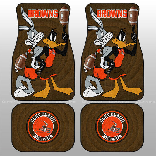 Cleveland Browns Car Floor Mats Custom Car Accessories - Gearcarcover - 1