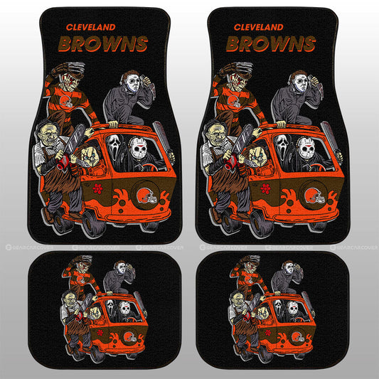 Cleveland Browns Car Floor Mats Custom Car Accessories - Gearcarcover - 1