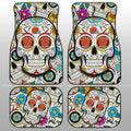 Cleveland Browns Car Floor Mats Custom Sugar Skull Car Accessories - Gearcarcover - 1