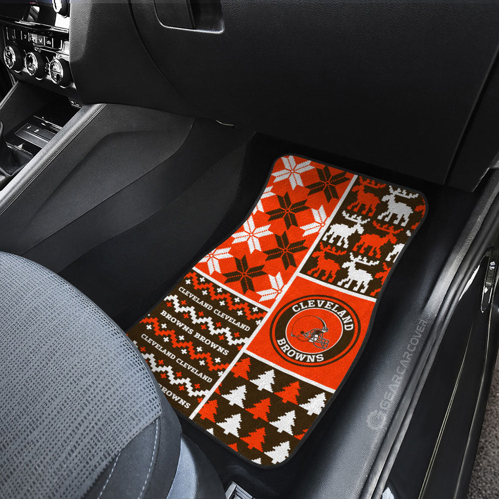 Cleveland Browns Car Floor Mats Custom Ugly Style Car Accessories - Gearcarcover - 3