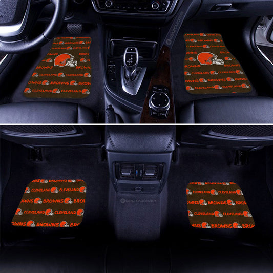 Cleveland Browns Car Floor Mats Sporty Team Collection - Gearcarcover - 2