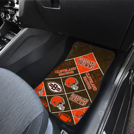 Cleveland Browns Car Floor Mats Sporty Team Collection - Gearcarcover - 2