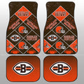 Cleveland Browns Car Floor Mats Sporty Team Collection - Gearcarcover - 1