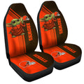 Cleveland Browns Car Seat Covers Baby Yoda Car Accessories - Gearcarcover - 3