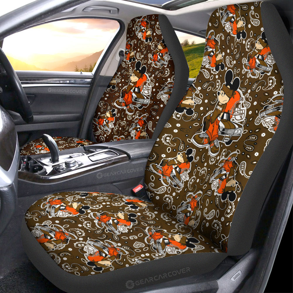 Cleveland Browns Car Seat Covers Cartoon Theme Collection - Gearcarcover - 1