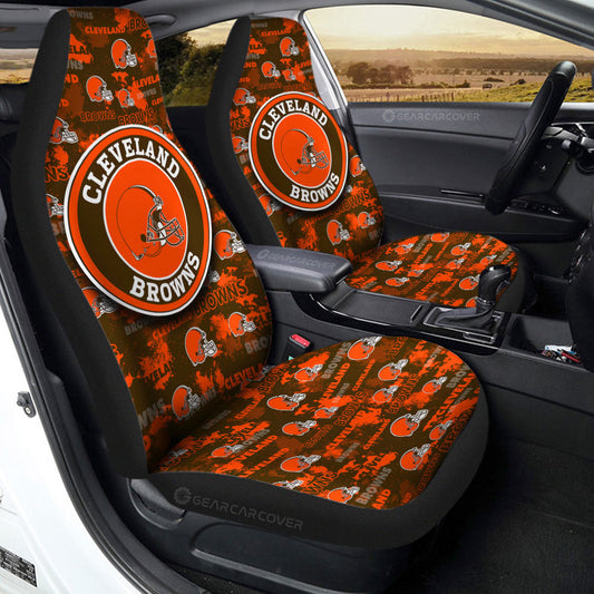 Cleveland Browns Car Seat Covers Custom Car Accessories - Gearcarcover - 2