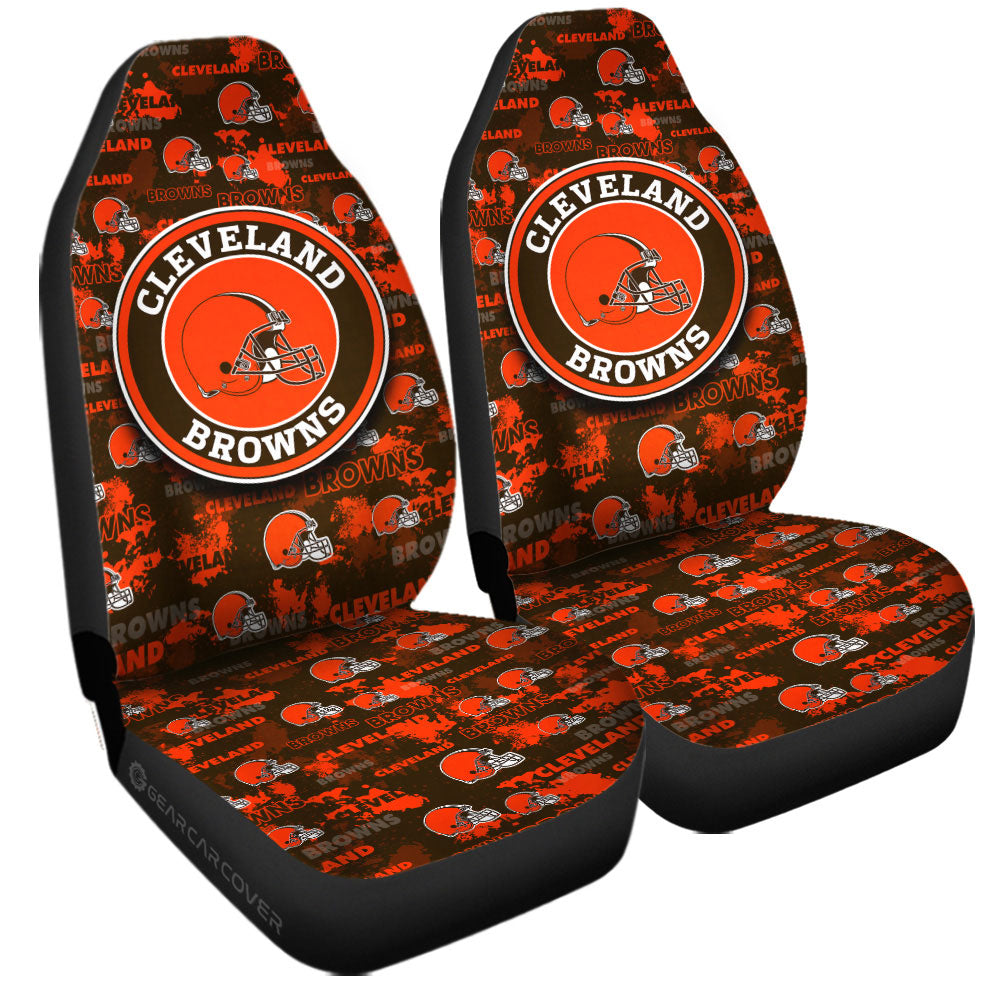 Cleveland Browns Car Seat Covers Custom Car Accessories - Gearcarcover - 3