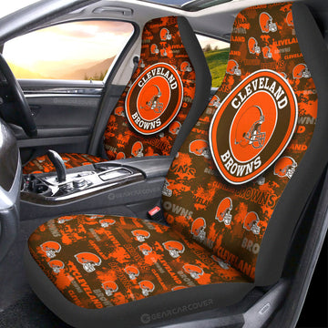 Cleveland Browns Car Seat Covers Custom Car Accessories - Gearcarcover - 1