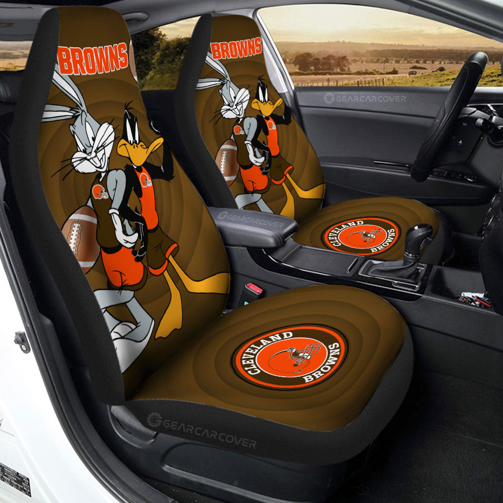 Cleveland Browns Car Seat Covers Custom Car Accessories - Gearcarcover - 2