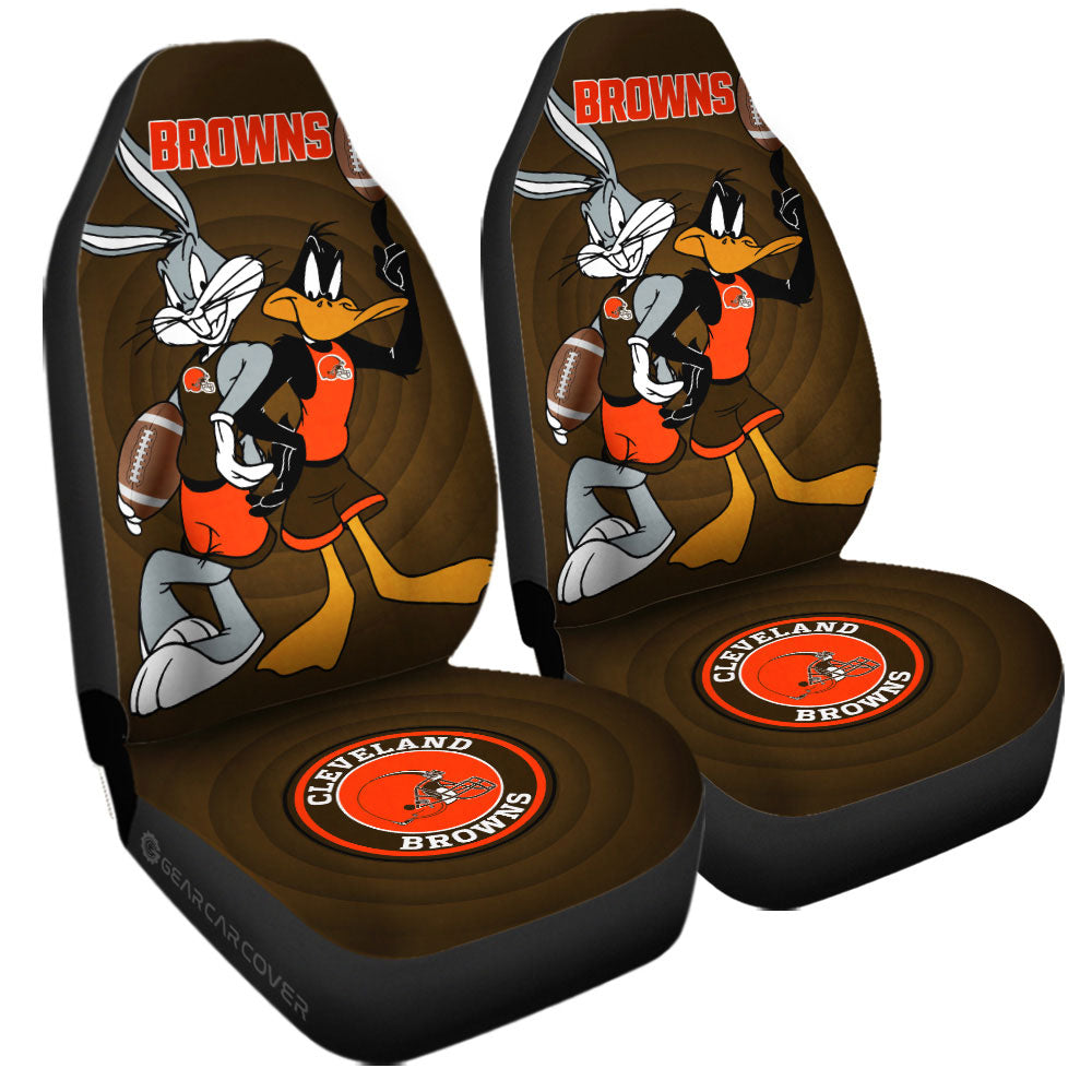 Cleveland Browns Car Seat Covers Custom Car Accessories - Gearcarcover - 3