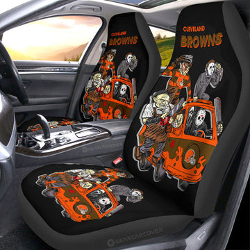 Cleveland Browns Car Seat Covers Custom Car Accessories - Gearcarcover - 1