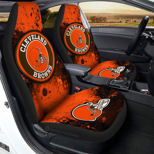 Cleveland Browns Car Seat Covers Custom Car Accessories - Gearcarcover - 2