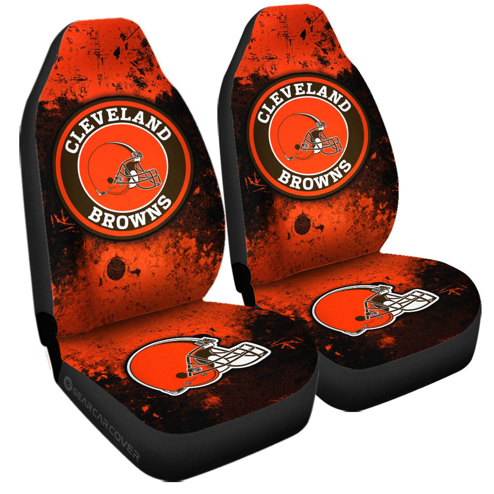 Cleveland Browns Car Seat Covers Custom Car Accessories - Gearcarcover - 3