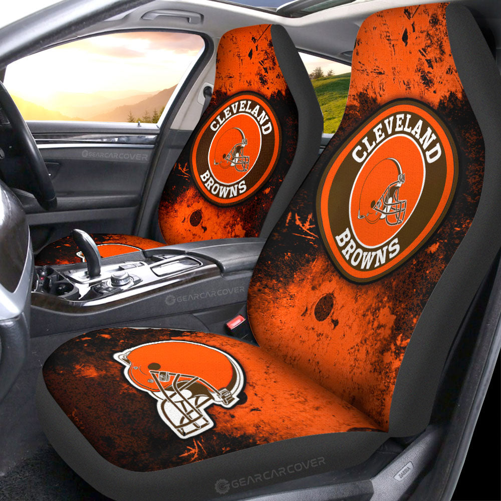 Cleveland Browns Car Seat Covers Custom Car Accessories - Gearcarcover - 1