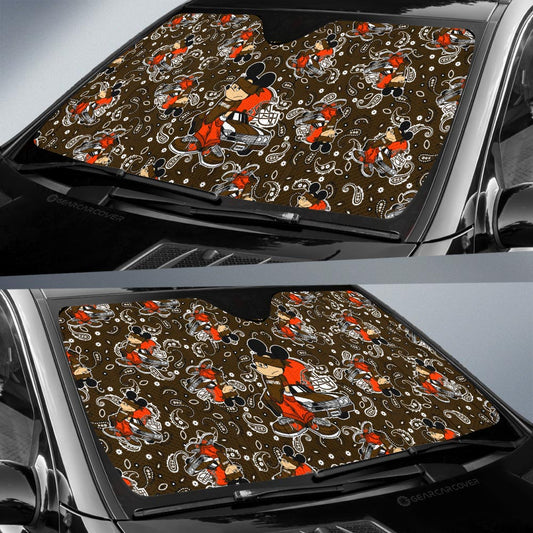 Cleveland Browns Car Sunshade Cartoon Theme Collection - Gearcarcover - 2