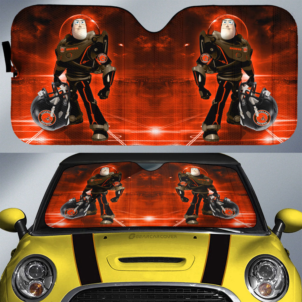 Cleveland Browns Car Sunshade Custom Car Accessories For Fan - Gearcarcover - 1