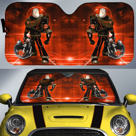 Cleveland Browns Car Sunshade Custom Car Accessories For Fan - Gearcarcover - 1